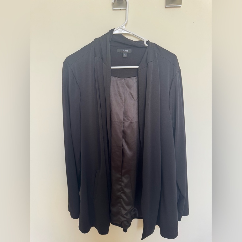 Torrid Elegant Black Blazer